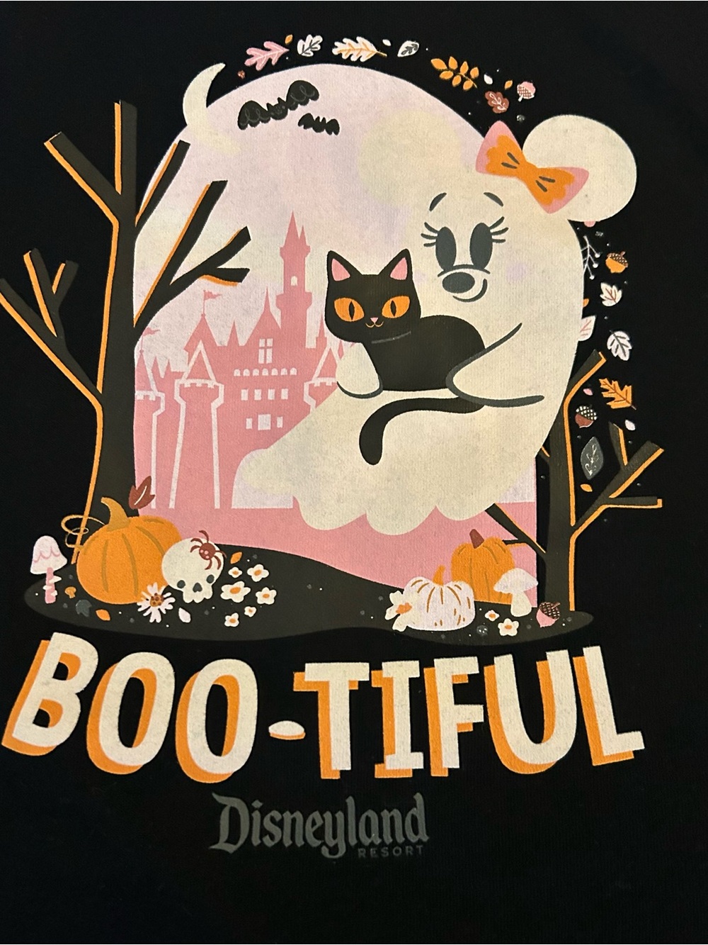 Disney Black Cotton T-Shirt - Picture 1 of 5